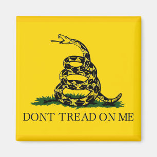 Gå inte på mig - Gadsden Flagga Magnet