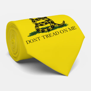 Gå inte på mig Gadsden flagga Slips