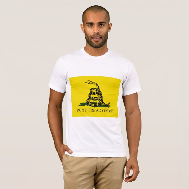 Gå inte på mig Gadsden flagga T Shirt (Hel framsida)