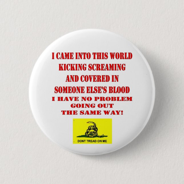 GÅ INTE PÅ MIG KNAPP (Framsida)