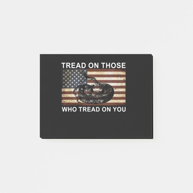 gå inte på mig post-it block (Framsida)