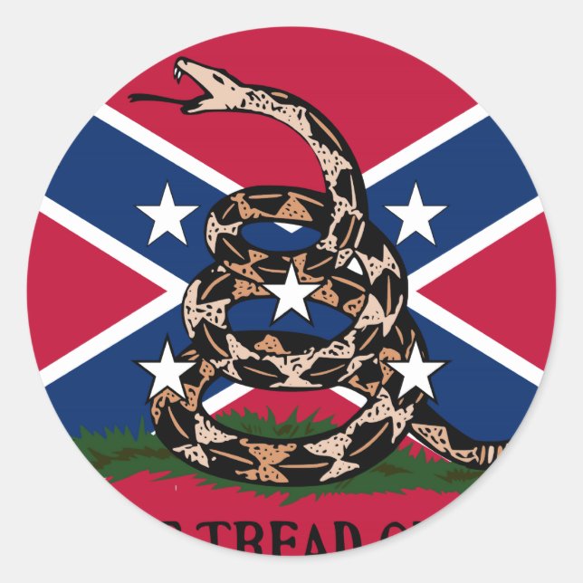 Gå inte på mig runt klistermärke (Framsida)