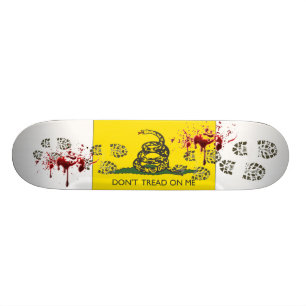 Gå inte på mig skateboard bräda 21,5 cm