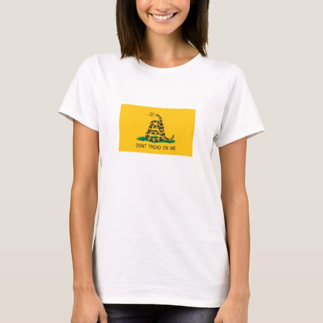 Gå inte på mig skjortan (kvinnor) t-shirt (Framsida)