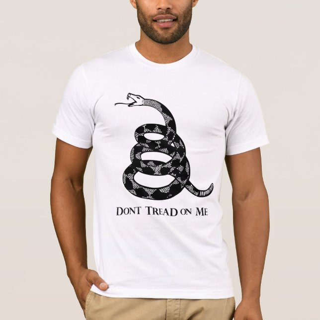 "Gå inte på mig" skjortan T Shirt (Framsida)
