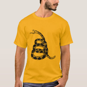 Gå inte på mig snake.en tee shirt
