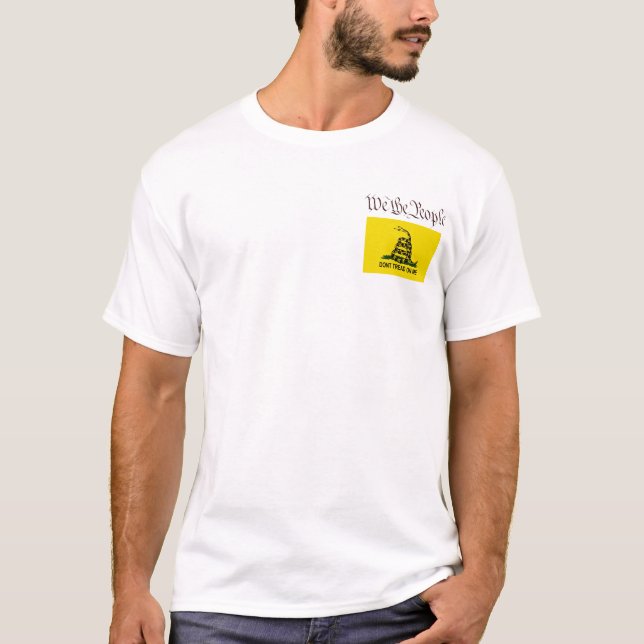 GÅ INTE PÅ MIG T SHIRT (Framsida)