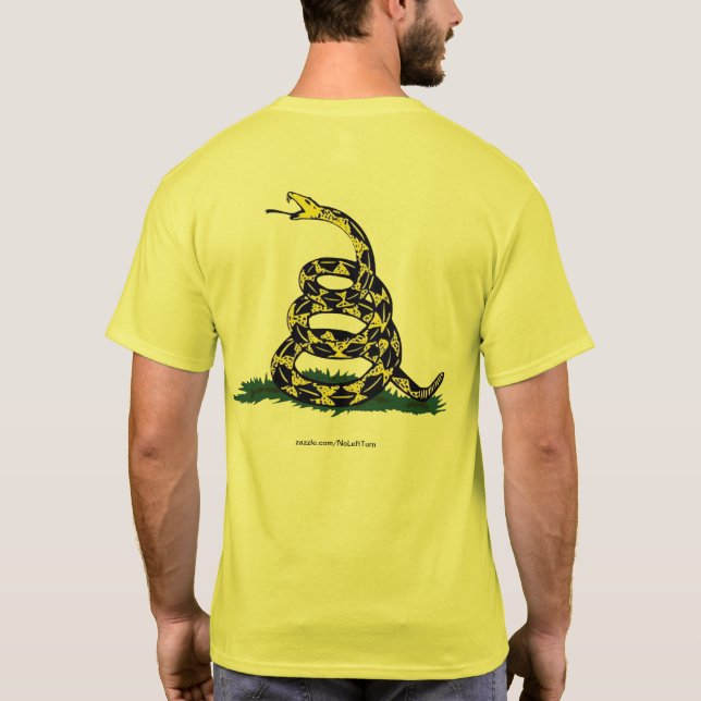 Gå inte på mig T-Shirt (Baksida)