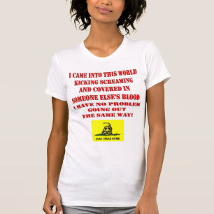 GÅ INTE PÅ MIG T SHIRT