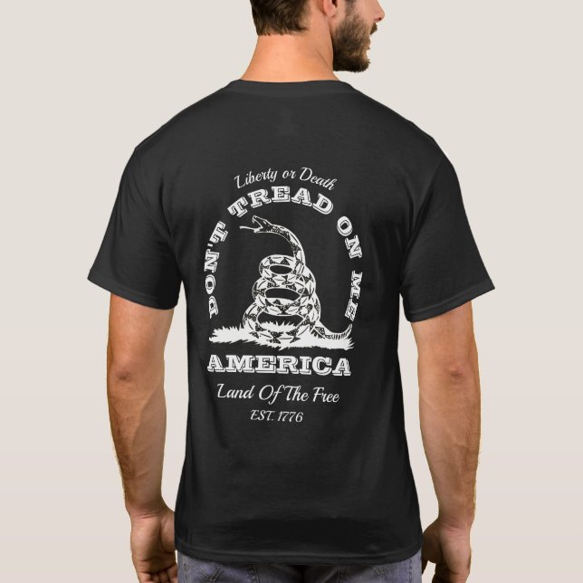 Gå inte på mig t shirt (Baksida)