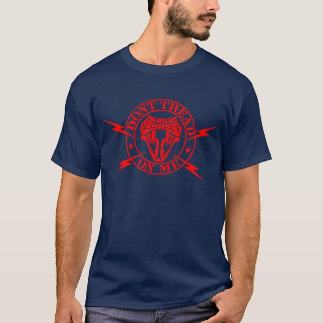 gå inte på mig t-shirt (Framsida)