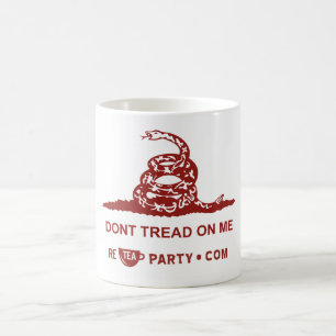 Gå inte på mig Teapartymuggen Kaffemugg