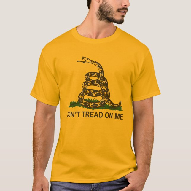 Gå inte på mig tee shirt (Framsida)