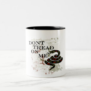 Gå inte på mig Två-Tonad mugg