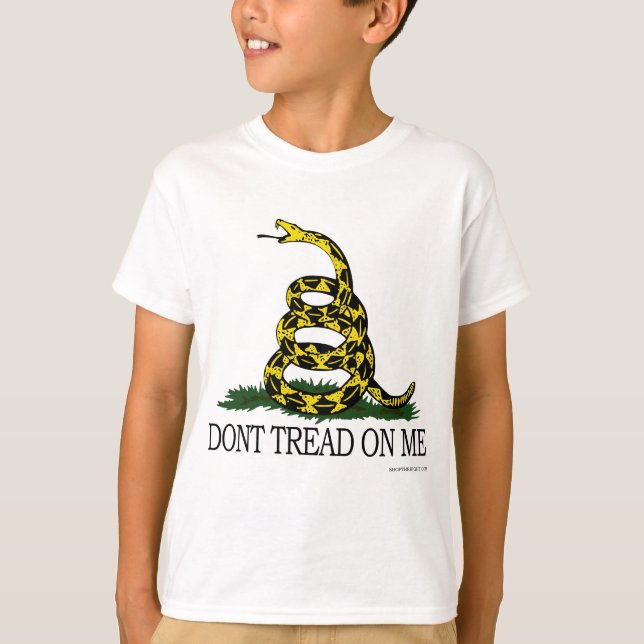 Gå inte på mig ungeskjortan t-shirt (Framsida)