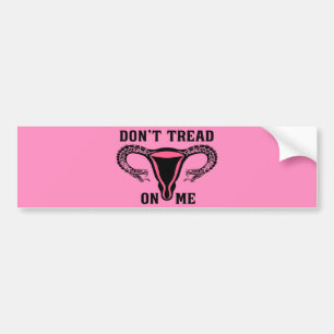 Gå inte på mig Uterus Bildekal