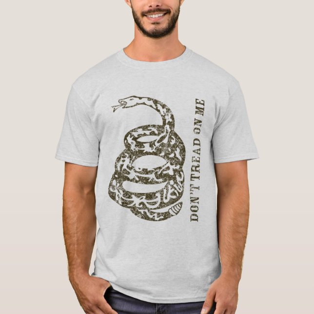 Gå inte på mig utslagsplatsen t shirt (Framsida)