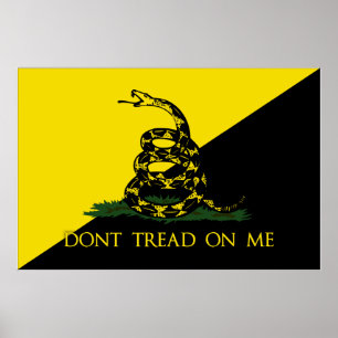 Gå inte på min anarkistiska Flagga Poster