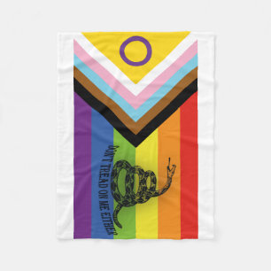 Gå inte på progressivt Pride Fleecefilt
