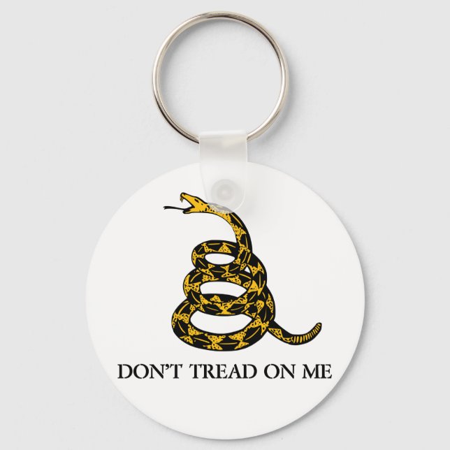 Gå inte på Snake Keychain (Snake Keychain) Nyckelring (Framsida)