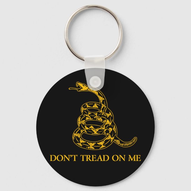 Gå inte på Snake Keychain (Snake Keychain) Nyckelring (Framsida)