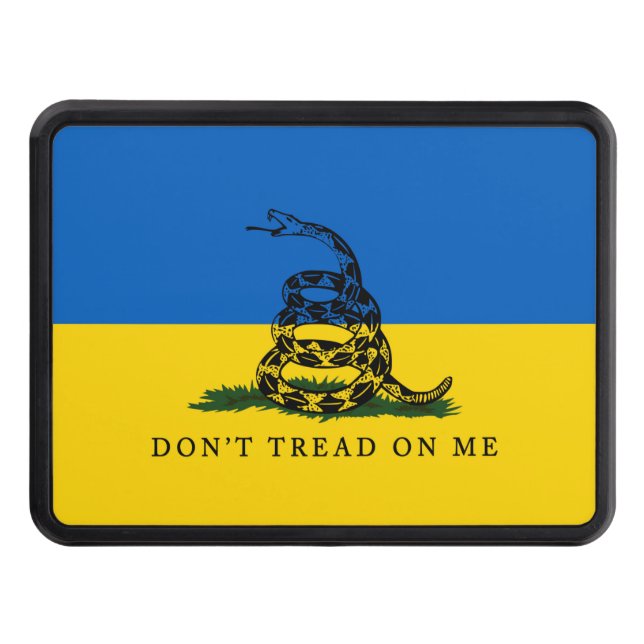 Gå inte på Ukraina - Hitch Cover Dragkroksskydd (Framsidan)