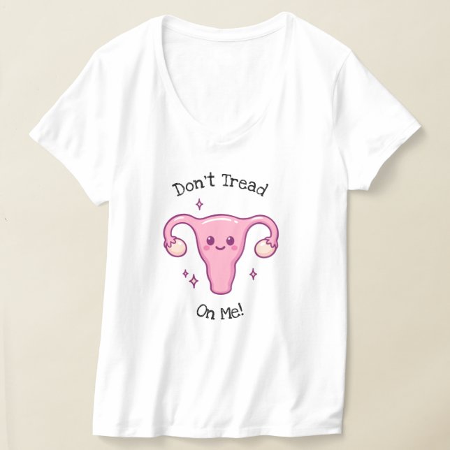 Gå inte Plus-Storlek Shirt T (Laydown)