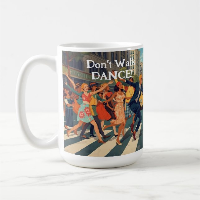 Gå inte till DANCE! Kaffemugg (Vänster)