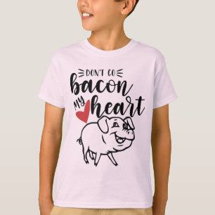 Gå inte tillbaka min hjärna-Rosa T-shirt