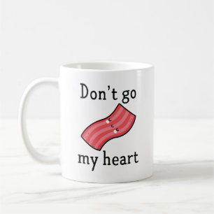 Gå inte tillbaka mitt hjärta kaffemugg
