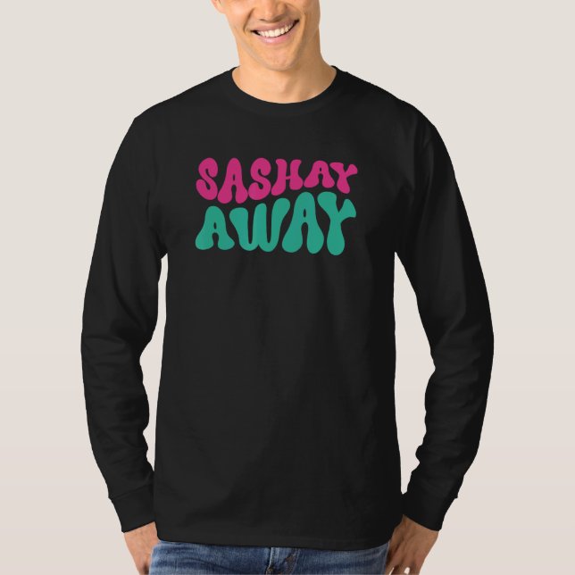Gå Iväg  Dragqueen T Shirt (Framsida)