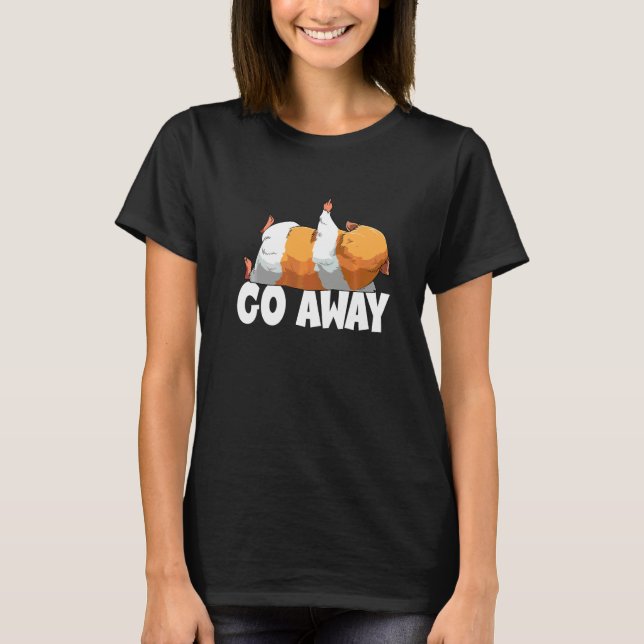 Gå Iväg Marsvin T Shirt (Framsida)