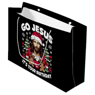 Gå Jesus det är din födelsedag ful jultröja