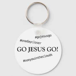 GÅ JESUS GO! #gojesusgo-nyckelkedja Nyckelring