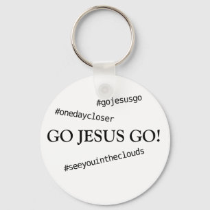 GÅ JESUS GO! #gojesusgo-nyckelkedja Nyckelring