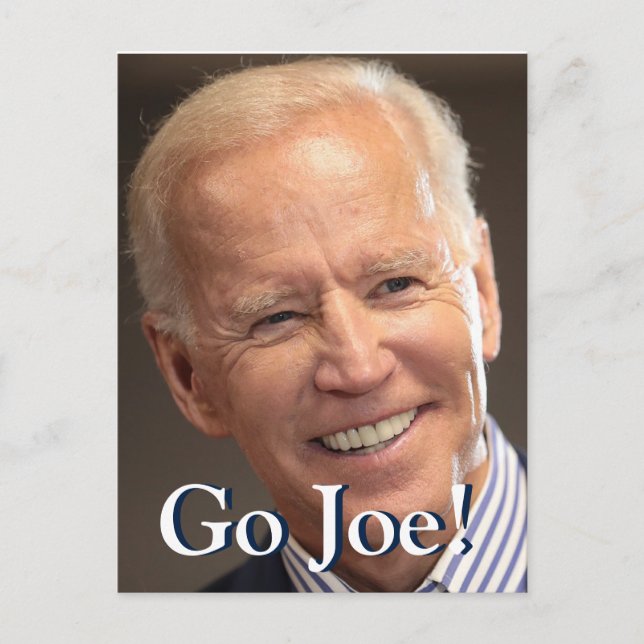 Gå Joe! Vykort (Framsida)