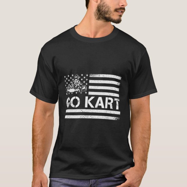 Gå K Tävla Kung Go K Racer T Shirt (Framsida)