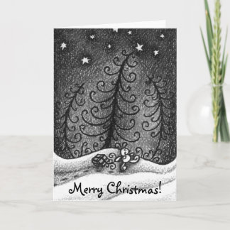 Gå kaninen helgkort