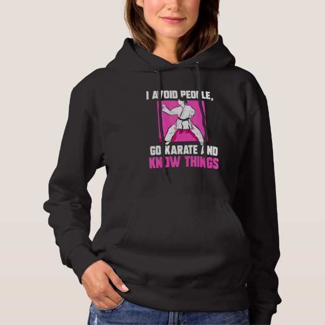 Gå Karate Och Känn Till Karate T Shirt (Framsida)