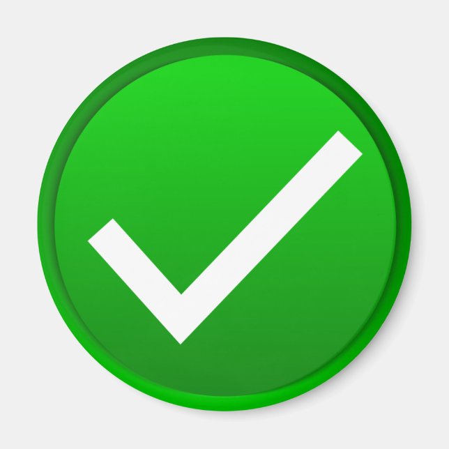 Gå-knapp Magnet (Framsidan)