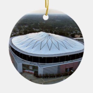 Ga-kupol, Georgia Dome, Atlanta julprydnad Julgransprydnad Keramik