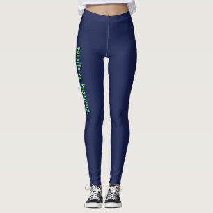 gå lägga benen på ryggen för hund leggings
