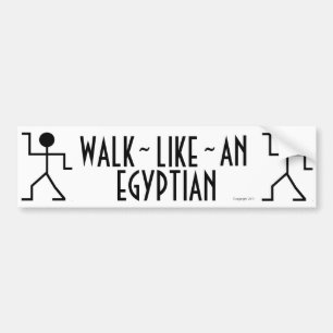 Gå likt en egyptisk bildekal