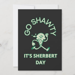 Gå lilla, det är Sherbert-dagen Inbjudningar