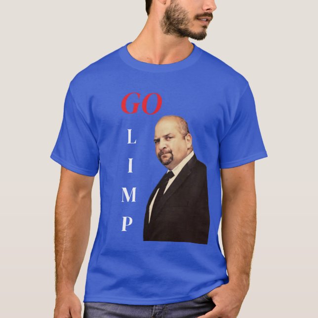GÅ LIMP! Long Island Moderate Party SWAG T Shirt (Framsida)