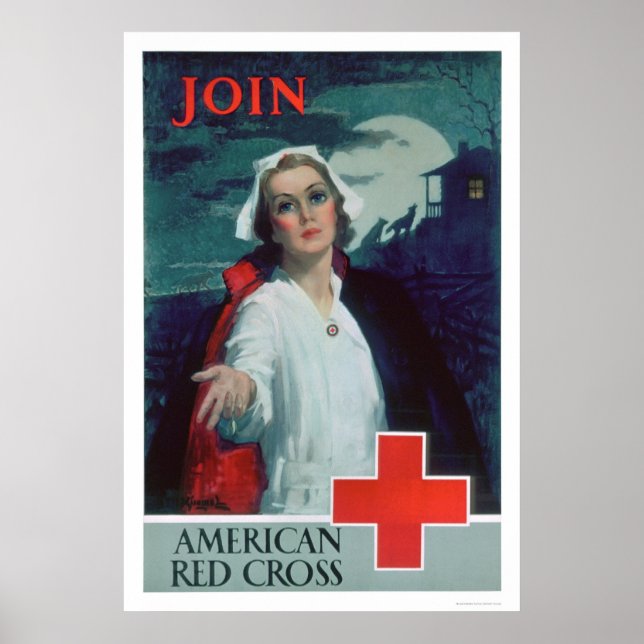 Gå med American Red Kor (US00307) Poster (Framsidan)
