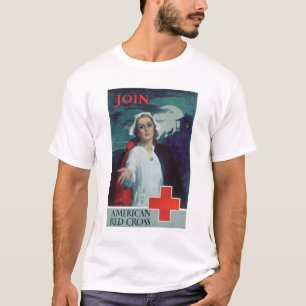 Gå med amerikanRöda koret (US00307) Tee Shirt