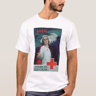 Gå med amerikanRöda koret (US00307) Tee Shirt