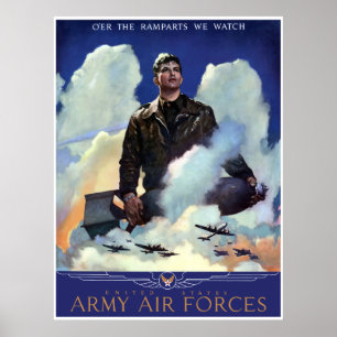 Gå med arméflygvapnen -- Gräns Poster