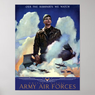 Gå med armén Luft Forces - WWII Poster